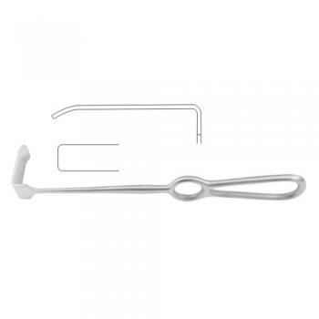 Kocher Retractor Stainless Steel, 23 cm - 9" Blade Size 75 x 40 mm